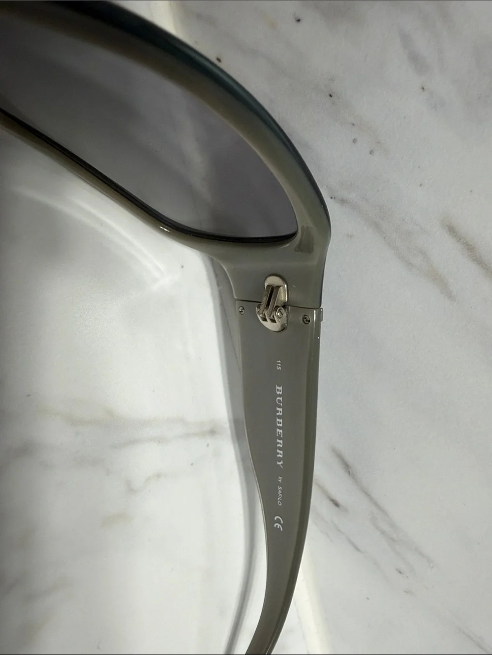 Burberry Black Frame Gray Gradient Lens Sunglasses